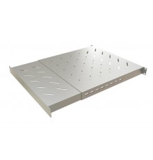 TSD3H-1U-405/700-RAL7035 Полка c 19'' креплением, раздвижная, 1U, с регулируемой глубиной установки от 405 мм-700 ммцвет серый  452067  Hyperline