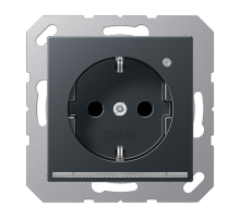 SCHUKO-розетка с LED подсветкой A1520-OANMLNW Jung