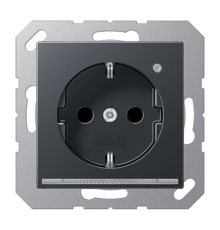 SCHUKO-розетка с LED подсветкой A1520-OANMLNW Jung