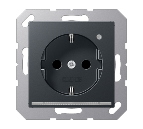 SCHUKO-розетка с LED подсветкой A1520-OANMLNW Jung