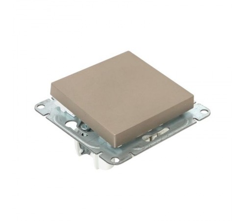 Механизм выключателя, одноклавишный, шампань Эпика  UP1-SWC-10 EKF