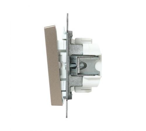Механизм выключателя, одноклавишный, шампань Эпика  UP1-SWC-10 EKF