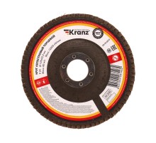 Круг лепестковый торцевой, P24, 125х22,2мм  KR-90-0010  Kranz