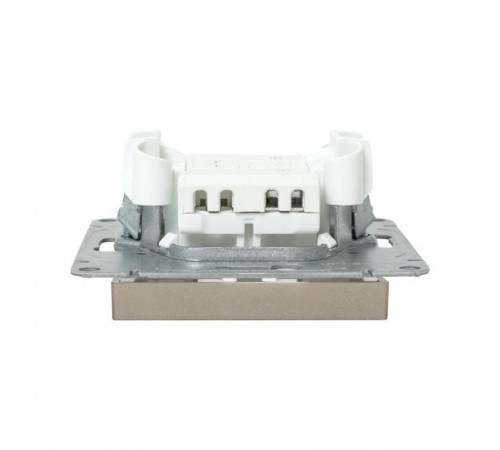 Механизм выключателя, одноклавишный, шампань Эпика  UP1-SWC-10 EKF