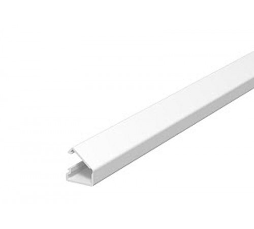 Мини-канал WDK с крышкой 7х12,5х2000 мм (борт 7 мм, крышка 12,5 мм, со скотчем) ПВХ белый RAL 9010  6150276  OBO Bettermann