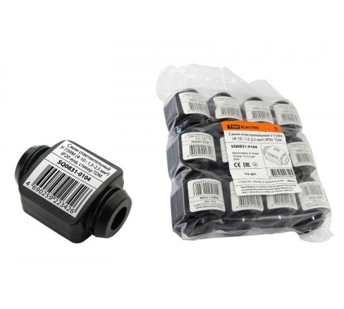 Сжим ответвительный У-739М (4-10 : 1,5-2,5 мм2) IP20 инд. стикер  SQ0831-0104  TDM
