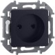 Inspiria Антрацит Розетка без заземления С/У без рамки  673713  Legrand