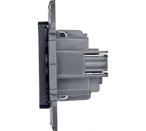 Inspiria Антрацит Розетка без заземления С/У без рамки  673713  Legrand