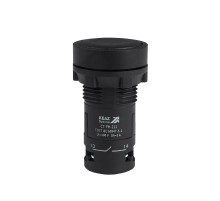 Кнопка с фиксацией OptiSignal Compact D22 C7-PH-211 черная 1НО+1НЗ XB7NH25  362079  КЭАЗ