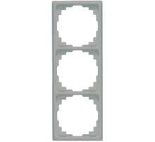 Рамка для инсталляции в кабельных каналах, 3-кратная; серая  CD583KGR  Jung