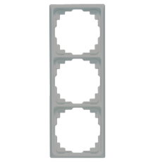 Рамка для инсталляции в кабельных каналах, 3-кратная; серая  CD583KGR  Jung