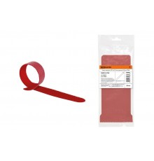 Хомут-липучка ХЛ 16х210 мм красный (20 шт)  SQ0515-0709  TDM