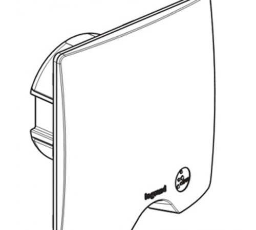 Etika Белый Вывод кабеля IP21  672229  Legrand