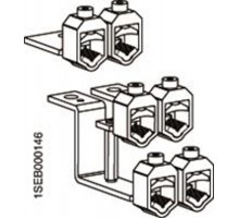 Набор 2-х местн. V-образных зажимов для XLBM, 2х16-35/2х50-185 (3 шт.)  1SEP408268R0001  ABB