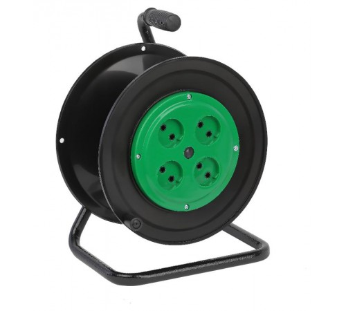 Катушка пластиковая RP-4 для подключения провода 4 розетки без заземления  Б0055421  ЭРА