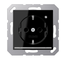 SCHUKO-розетка с LED подсветкой A1520-OSWLNW Jung