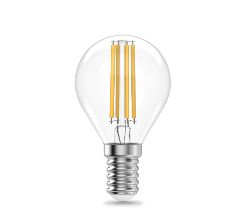 Лампа светодиодная   Filament Elementary Шар 8W 540lm 4100К Е14 LED 1/10/100  52128  Gauss