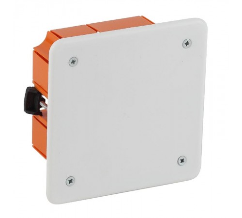 Коробка распределительная KRP 92х92х45мм для полых стен саморез. пласт. лапки, крышка IP20 (126/1134)  Б0047261  ЭРА
