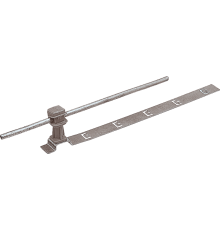 Держатель проводника круглого 6-8 мм для черепичной кровли серый, оцинк.91037Ezetek