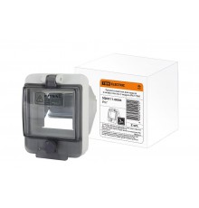 Крышка защитная для выреза в шкафу пластик 3 модуля IP67 (2шт/упак)  SQ0911-0006  TDM