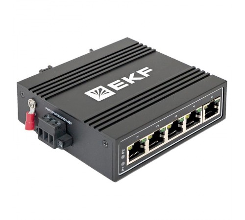 Промышленный неуправляемый коммутатор EKF TSX-100 5 портов 10/100 Мбит/с  TSX-100-UN-5  EKF
