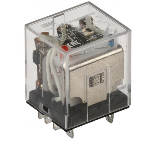 Реле РЭК77/3(LY3) с индикацией 10А 12В DC   RRP10-3-10-012D-LED  IEK