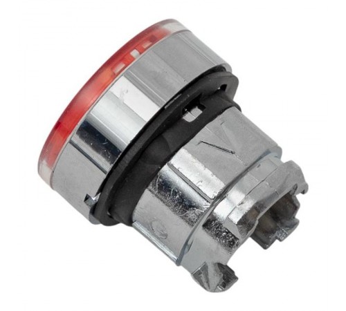 Механизм исполнительный кнопки XB4 красный плоский возвратный без фиксации, с подсветкой IP65  XB4BW-R-65  EKF