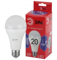Лампа светодиодная ЭКО LED A65-20W-865-E27 R (диод, груша, 20Вт, хол, E27)  Б0045326  ЭРА