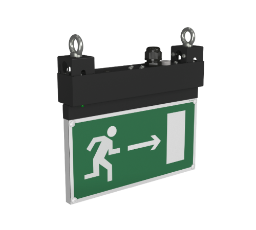 Световой указатель аварийного освещения BS-NEXTRINO-10-S1-24 Black  a15528  Белый свет