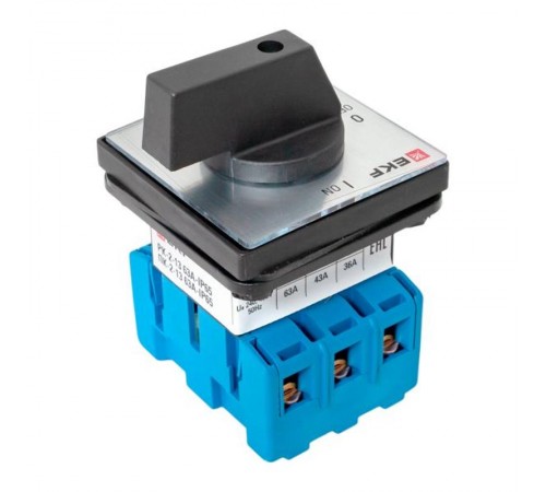 Переключатель кулачковый ПК-2-13 63А 3P "ВКЛ-ВЫКЛ" IP65  pk-2-13-63-65  EKF