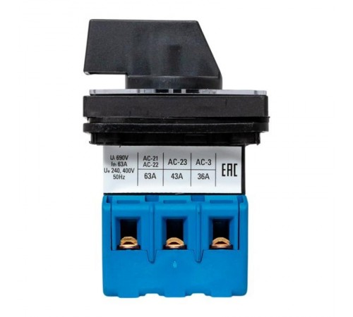 Переключатель кулачковый ПК-2-13 63А 3P "ВКЛ-ВЫКЛ" IP65  pk-2-13-63-65  EKF