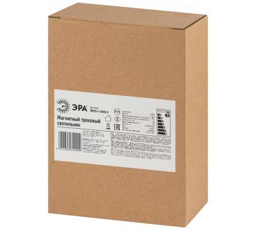 Магнитный трековый светильник TRM20-6-15W3K-B для системы NOVA 48V 15Вт 3000К направленный свет черный  Б0054822  ЭРА