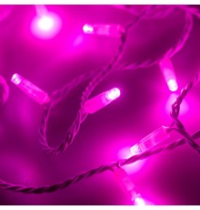 Светодиодная гирлянда ARD-STRING-CLASSIC-10000-WHITE-100LED-FLASH PINK (230V, 7W)  025822  Arlight