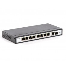 SKAT PoE-8E-1G-1S коммутатор PoE Plus, мощность 120Вт, порты: 8-Ethernet, 1-Uplink, 1-SFP  2033  Бастион