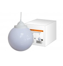 Светильник НСБ 02-60-251 УХЛ4 60 Вт, IP40, шар опал 250 мм, шнур белый  SQ0313-0005  TDM