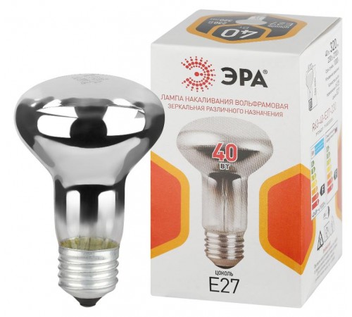 Лампа накаливания  R63 40Вт E27 / Е27 230В  рефлектор  Б0066550  ЭРА