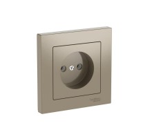 AtlasDesign Шампань Розетка без заземления, 16А, (в сборе с рамкой), быстрозажимные клеммы  ATN000540S  SE