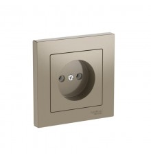 AtlasDesign Шампань Розетка без заземления, 16А, (в сборе с рамкой), быстрозажимные клеммы  ATN000540S  SE