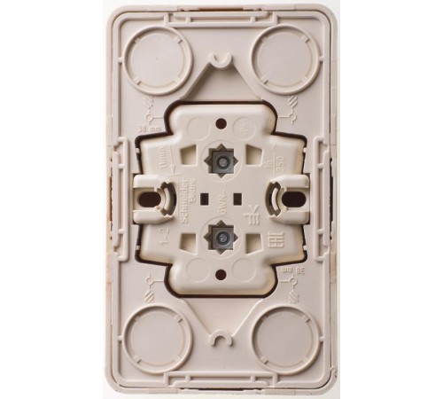 Этюд Сосна О/У Розетка 2-ая без заземления без шторок  PA16-005D  SE