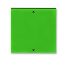 Управляющий элемент Busch-Jalousiecontrol®II ABB Levit с маркировкой зелёный / дымчатый чёрный  2CHH700110A4067  ABB