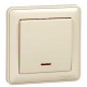 W59 Слоновая кость Выключатель 1-клавишный с подсветкой 10А (в сборе)  VS110-153-28  SE