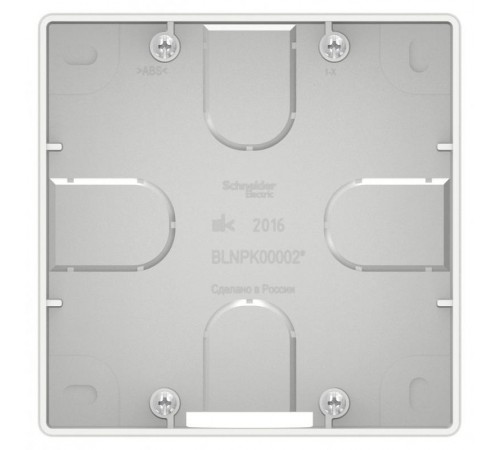 Blanca Белый С/У Коробка подъемная для силовых розеток  BLNPK000021  SE