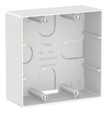 Blanca Белый С/У Коробка подъемная для силовых розеток  BLNPK000021  SE