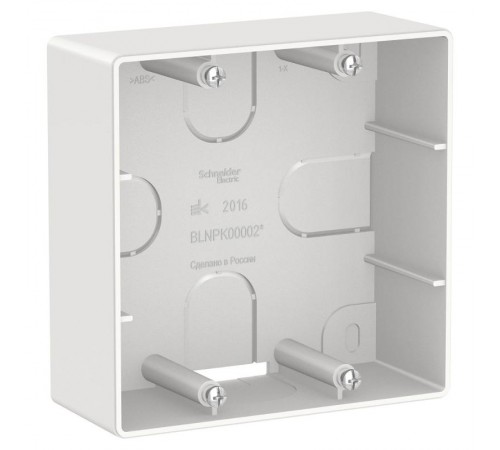 Blanca Белый С/У Коробка подъемная для силовых розеток  BLNPK000021  SE