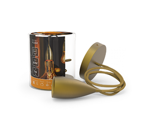 Светильник подвесной шнур под лампу Decor PL032 бронзовый E27, 1 м, 1/40  PL032  Gauss