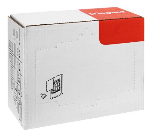 Practibox S Пластиковый щиток Встраиваемый 1X4 Белая дверь  134544  Legrand