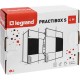 Practibox S Пластиковый щиток Встраиваемый 1X4 Белая дверь  134544  Legrand