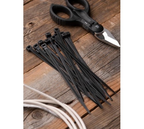 Хомут нейлоновый ЧЕРНЫЙ 4,8х180 (уп./100шт) EKF Simple  plc-cb-4.8x180  EKF