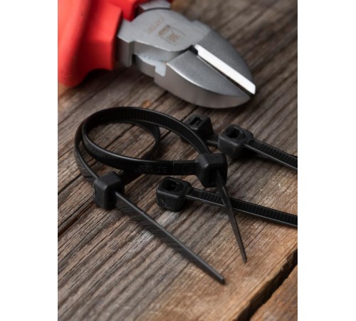 Хомут нейлоновый ЧЕРНЫЙ 4,8х180 (уп./100шт) EKF Simple  plc-cb-4.8x180  EKF