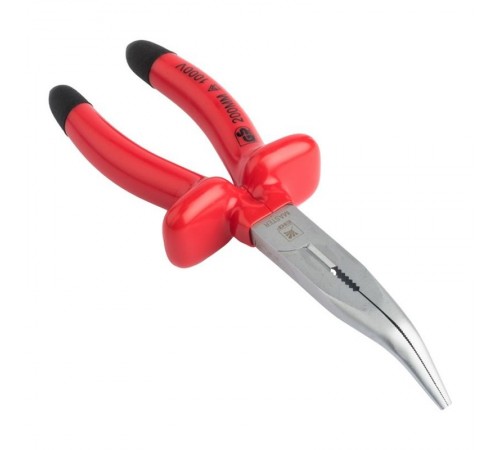 Длинногубцы изогнутые Master 200 мм 1000В EKF Basicdgi-200-mas-inEKF